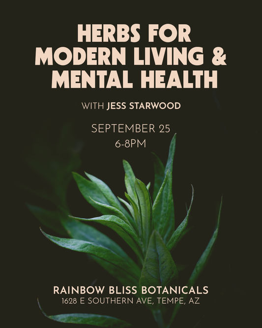 Herbs for Modern Living & Mental Health 9/25 Course with Jess Starwood