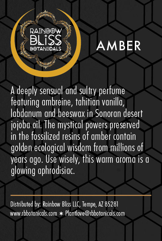 Amber Botanical Perfume