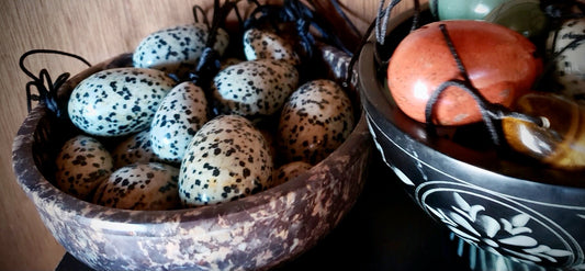 Dalmatian Jasper Yoni Eggs