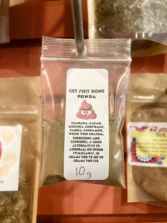 Get Shi* Done Powder: Stimulant Bliss