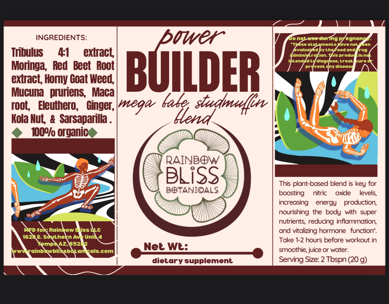Power Builder Muscle Mega Babe StudMuffin Supplement