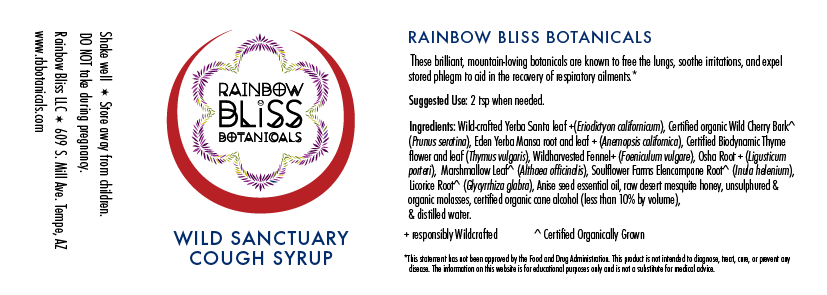 Wild Sanctuary Cough Syrup